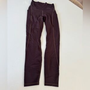 lululemon athletica Dark Brown Leggings